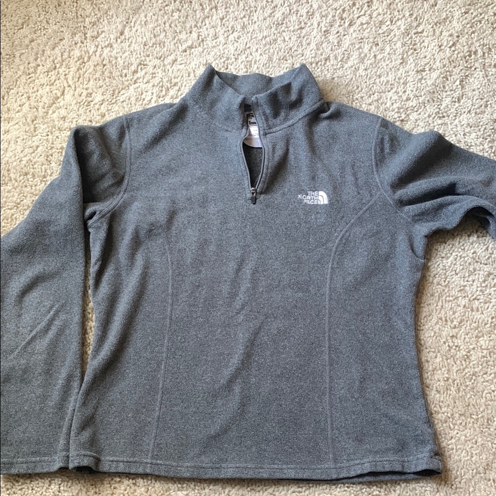 The North Face Charcoal Half-Zip Fleece